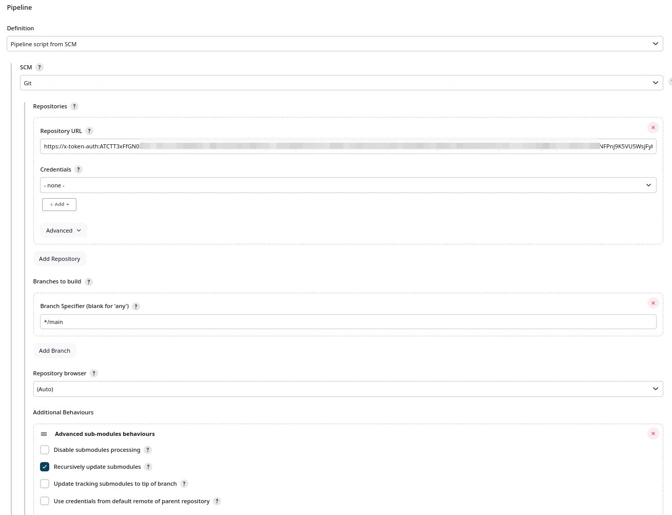 Jenkins Configure Pipeline